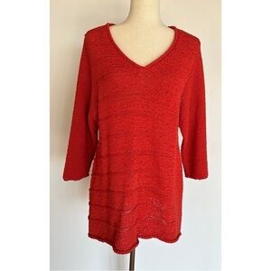 Habitat Clothes to Live In V Neck Sweater Size Large